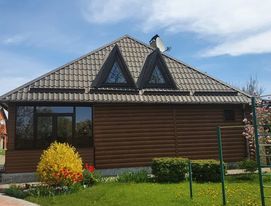 Котедж з басейном на березі Дніпра фото №4