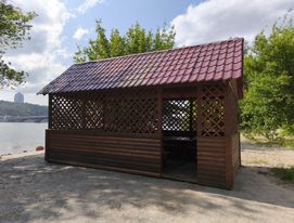 Беседки возле воды с мангалом, риболовля, чан, Гидропарк фото №3